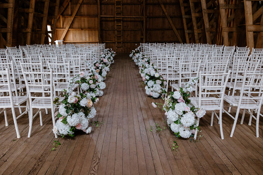 The Finley Aisle Flowers - set of 12